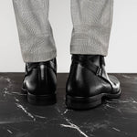 Zelli Jodphur Italian Calfskin Boot Black (46-600-BLK)