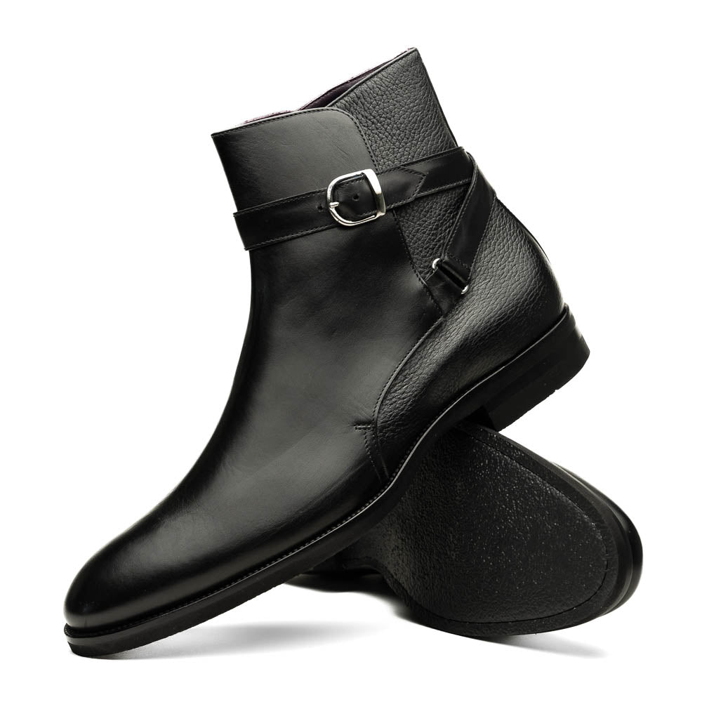 Zelli Jodphur Italian Calfskin Boot Black (46-600-BLK)