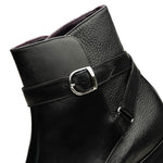 Zelli Jodphur Italian Calfskin Boot Black (46-600-BLK)