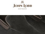 John Lobb Riviera Suede Loafers Pewter (Dark Gray)