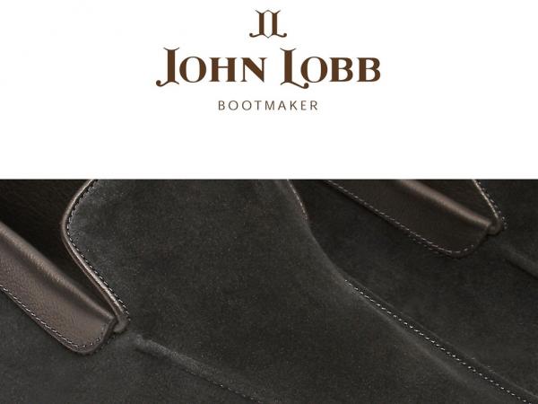 John Lobb Riviera Suede Loafers Pewter (Dark Gray)
