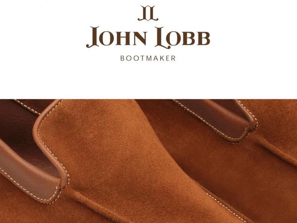 John Lobb Riviera Suede Loafers Tobacco