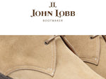John Lobb Turf Suede Ankle Boots Sand