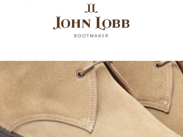 John Lobb Turf Suede Ankle Boots Sand