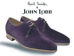 John Lobb Willoughy Suede Derby Shoes Purple