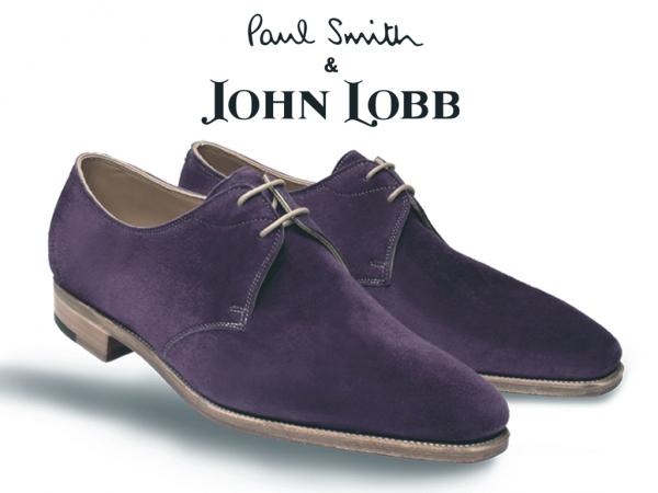 John Lobb Willoughy Suede Derby Shoes Purple