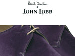 John Lobb Willoughy Suede Derby Shoes Purple