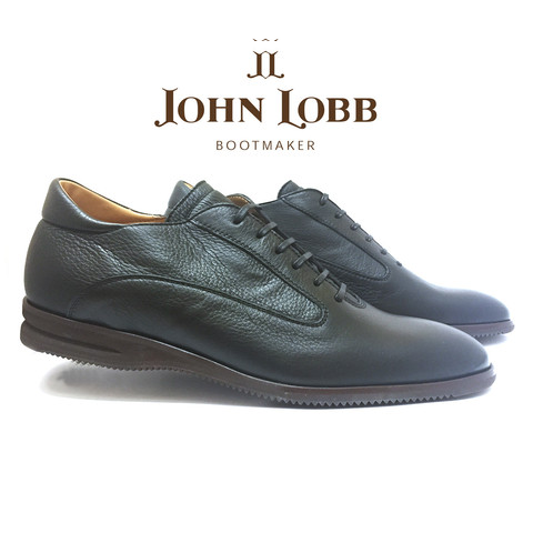 John Lobb Winner Calfskin Sport Shoes Black