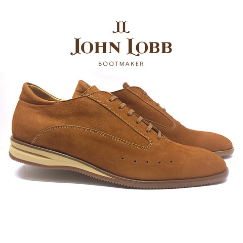 John Lobb Winner Velveteen Sport Shoes Sand