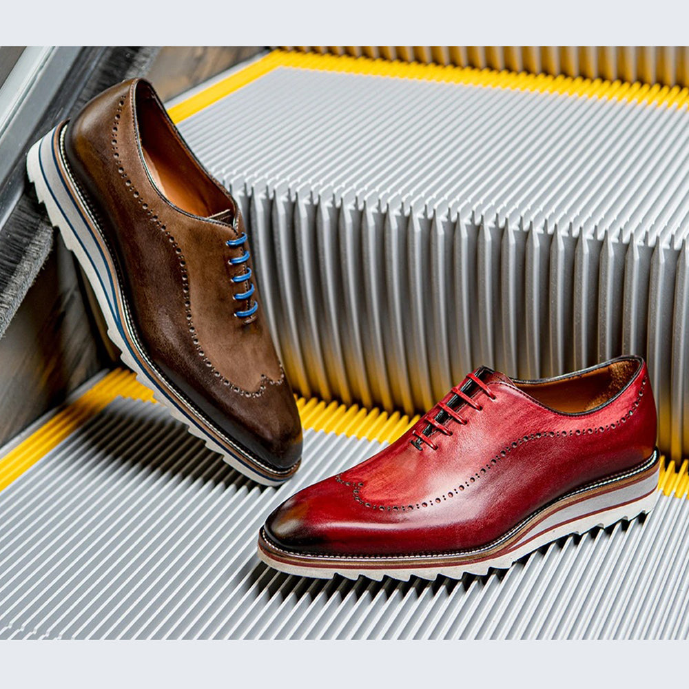 Jose Real Amberes Calfskin Oxford Crst Englnd Slavat
