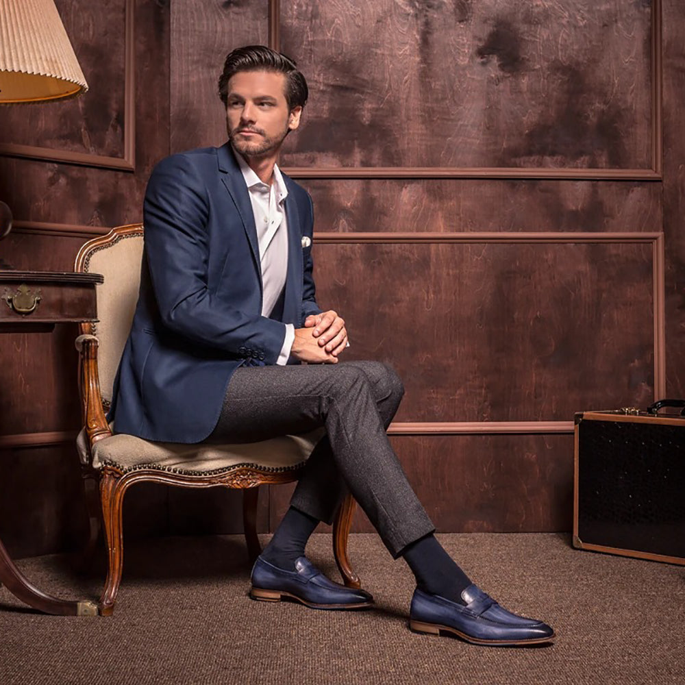 Jose Real Amberes Loafers Deep Blue