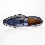 Jose Real Amberes Penny Loafers Deep Blue