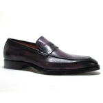 Jose Real Amberes Penny Loafers Melanzana