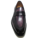 Jose Real Amberes Penny Loafers Melanzana