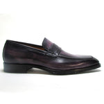 Jose Real Amberes Penny Loafers Melanzana