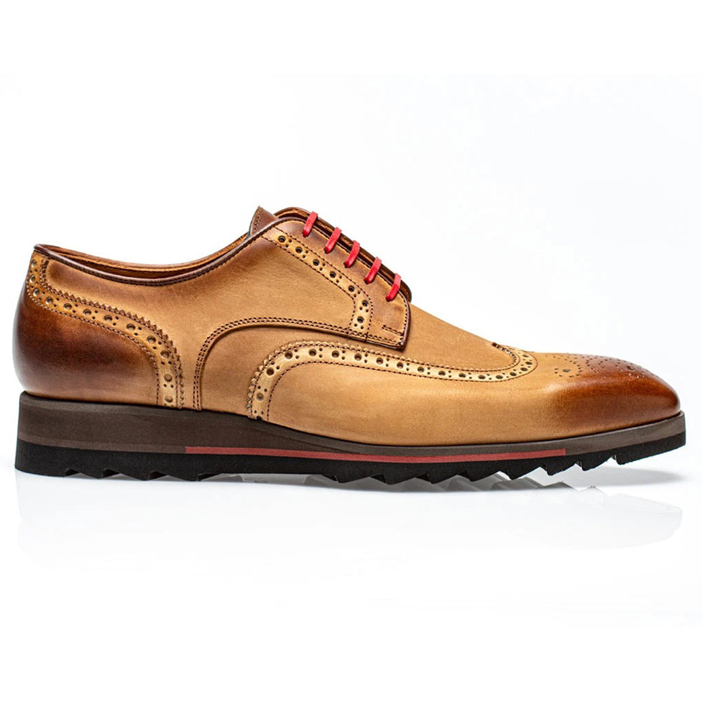 Jose Real Amberes Sport Wingtip Oxford Nabuk Cuoio