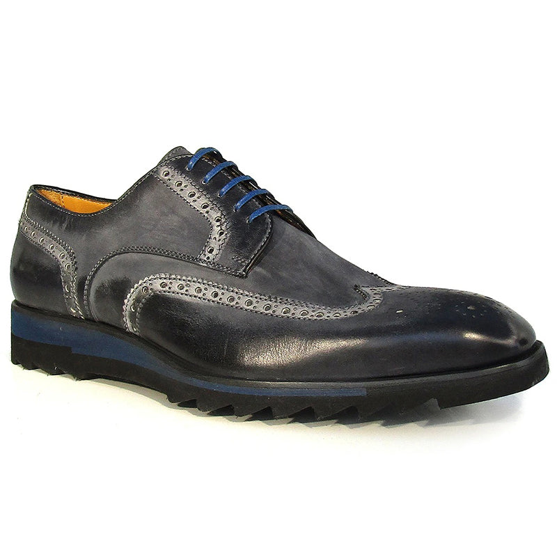 Jose Real Amberes Wingtip Nubuck Antracite/Grey