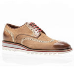 Jose Real Amberes Wingtip Sport Derby Cuoio Cocco
