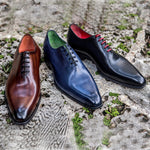 Jose Real Basoto Wholecut Oxfords Black