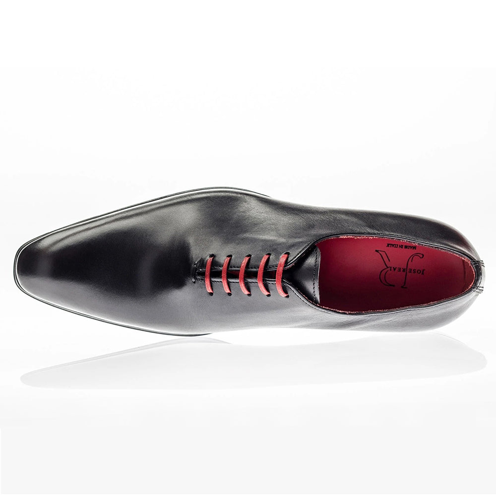 Jose Real Basoto Wholecut Oxfords Black
