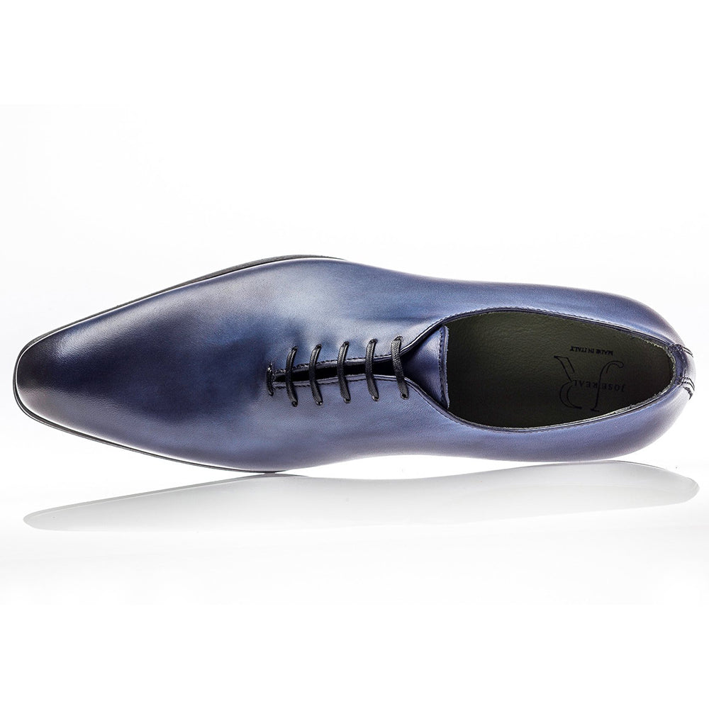 Jose Real Basoto Wholecut Oxfords Deep Blue