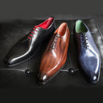 Jose Real Basoto Wholecut Oxfords Slavato Cuoio