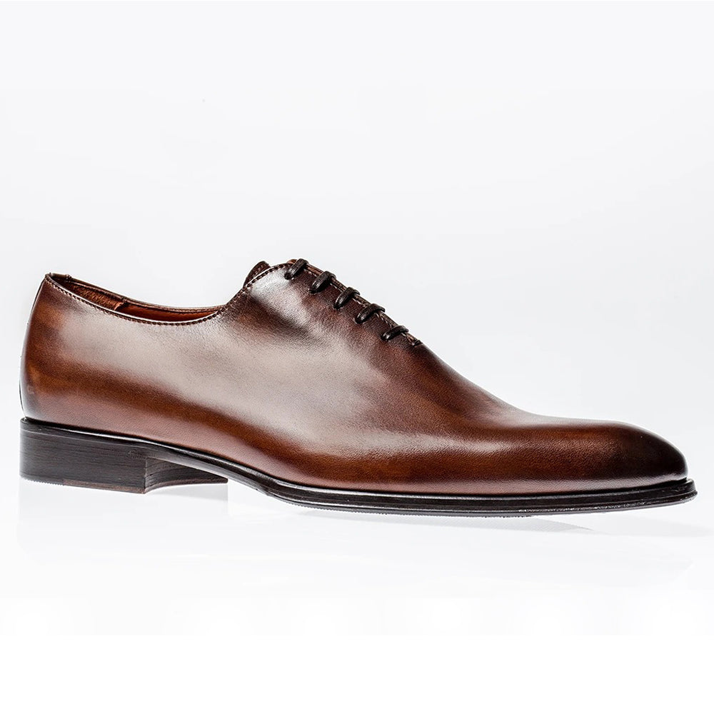 Jose Real Basoto Wholecut Oxfords Slavato Cuoio