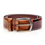 Jose Real Belt Brown Red Blue