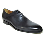 Jose Real Berlina Hand Antiqued Plain Toe Oxfords Anthracite