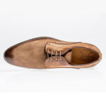 Jose Real Berlina Plain Toe Derby Nubuck Cuoio