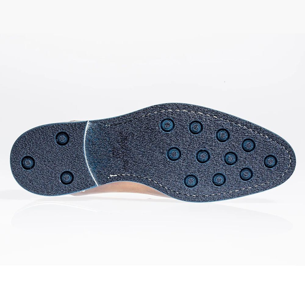 Jose Real Berlina Plain Toe Derby Nubuck Cuoio