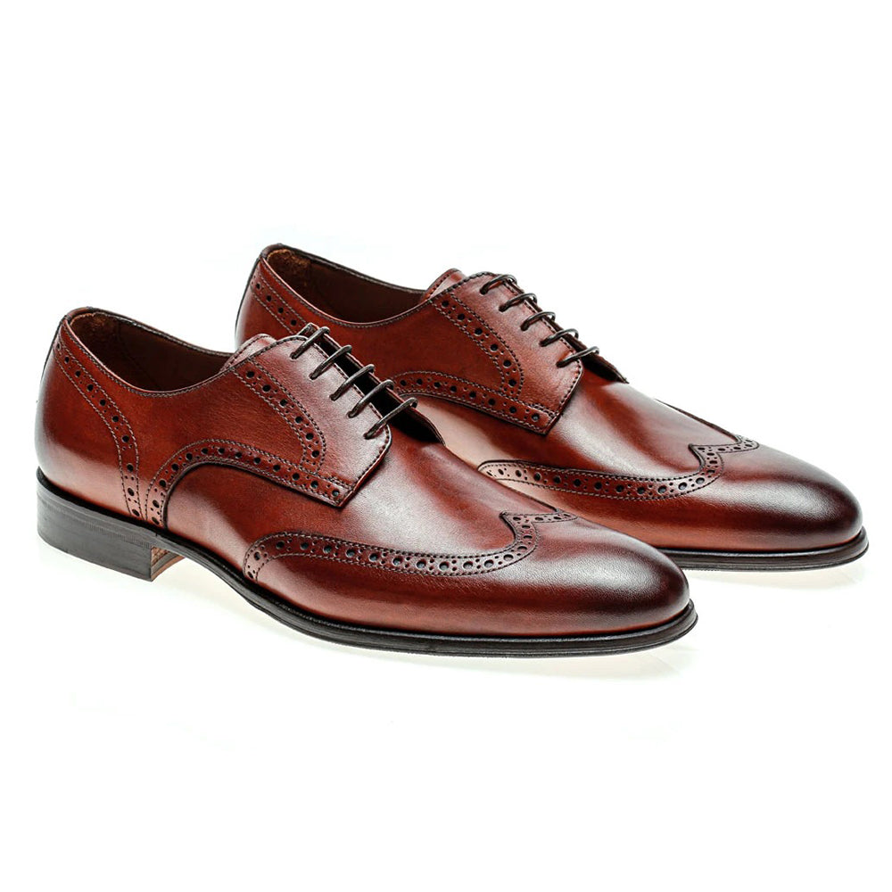 Jose Real Berlina Wingtip Derby Cuoio Tuscania
