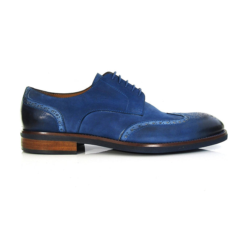 Jose Real Bonari Nubuck Pavone Blue