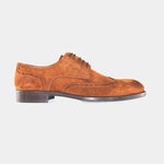 Jose Real Bonari Wingtip Velour Sattel Brown