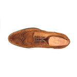 Jose Real Bonari Wingtip Velour Sattel Brown