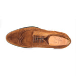 Jose Real Bonari Wingtip Velour Whisky Brown