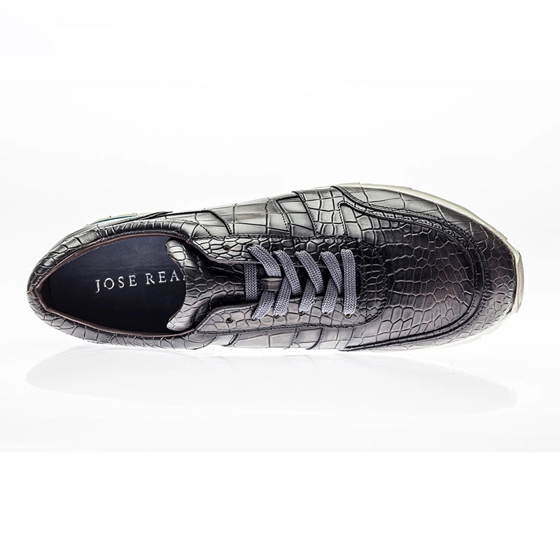 Jose Real Carrera Krokko Sneakers Grey