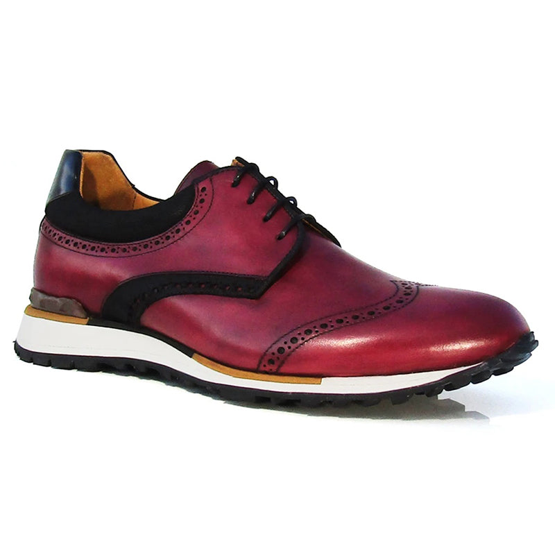 Jose Real Carrera Running Auber Neoprene Sneakers Bordo