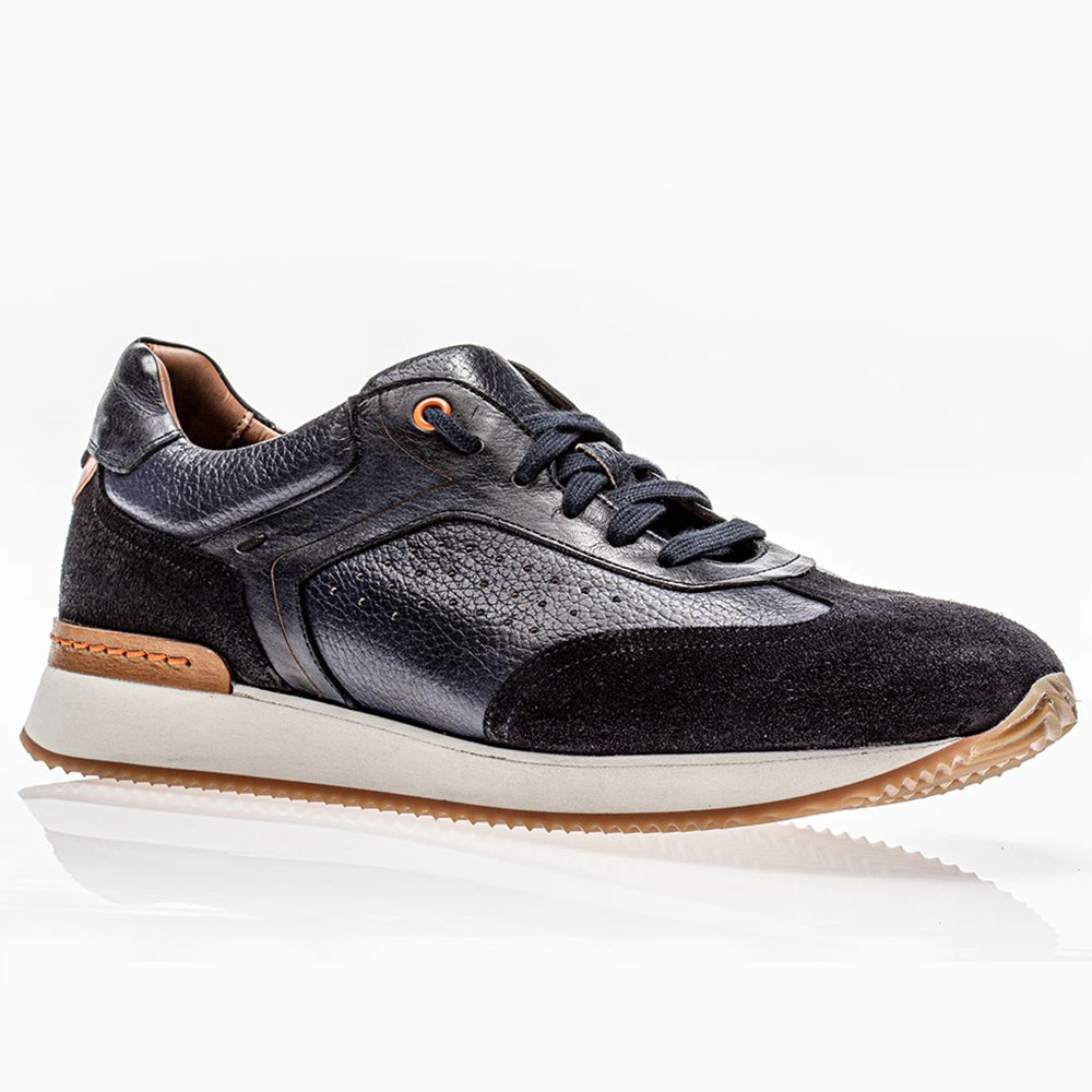 Jose Real Carrera Sneakers Velour Blue