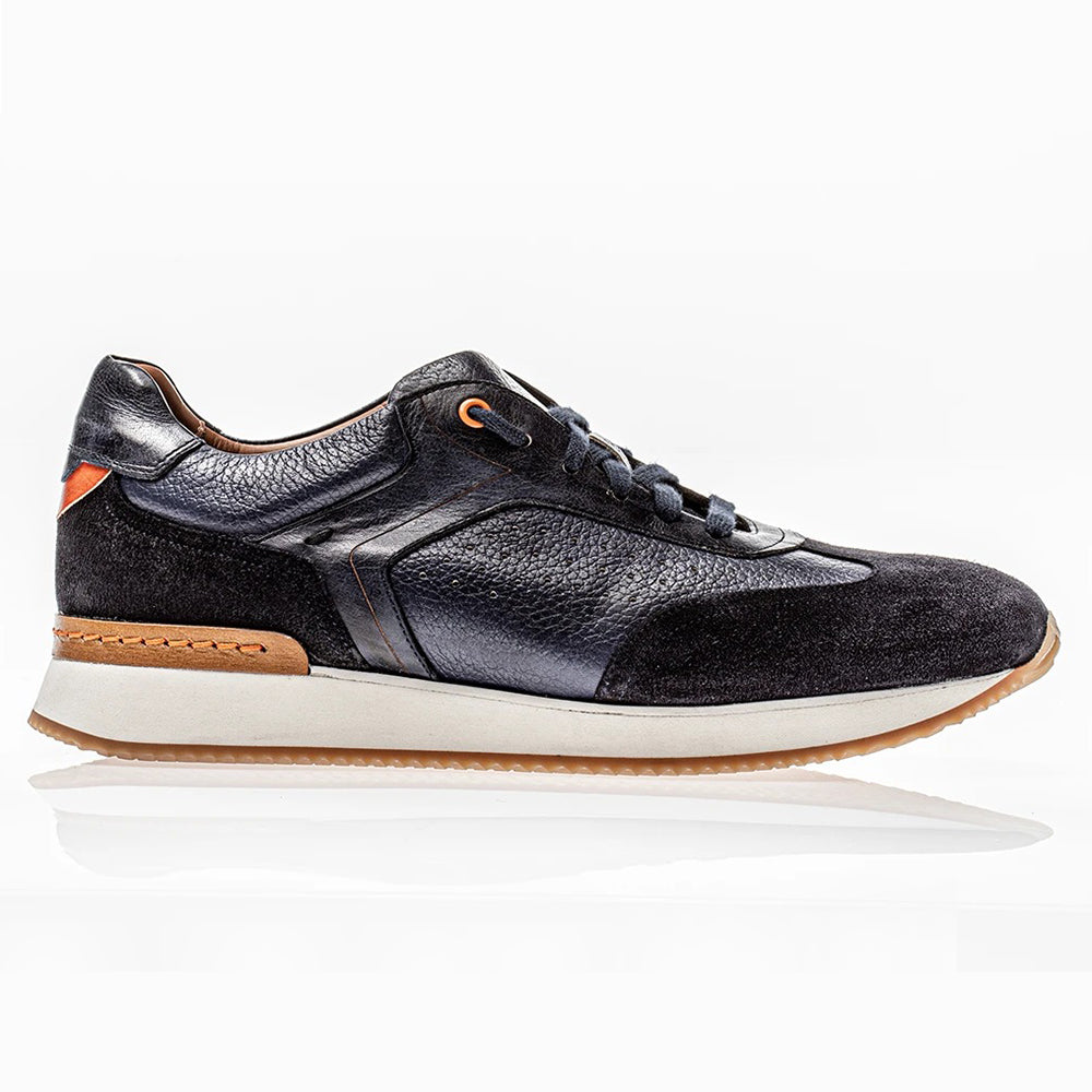 Jose Real Carrera Sneakers Velour Blue