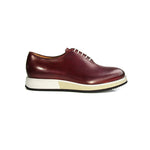 Jose Real Geel Lace Up Pompei Shoes Burgundy
