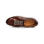 Jose Real Geel Lace Up Pompei Shoes Burgundy