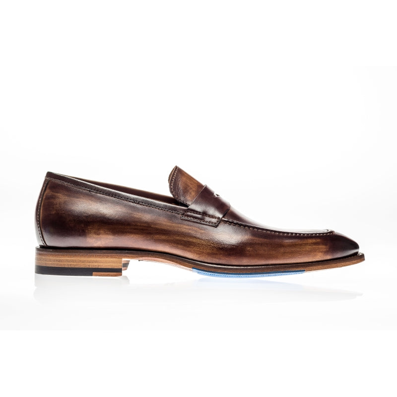 Jose Real H605 Penny Loafers Slavato Cuoio