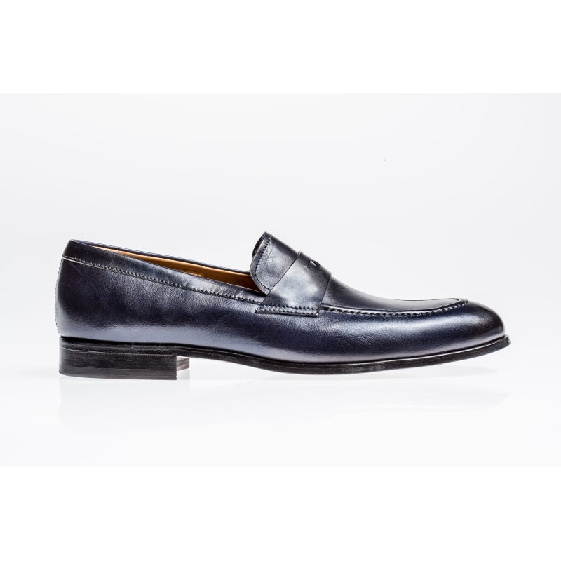 Jose Real M208 Penny Loafers Deep Blue