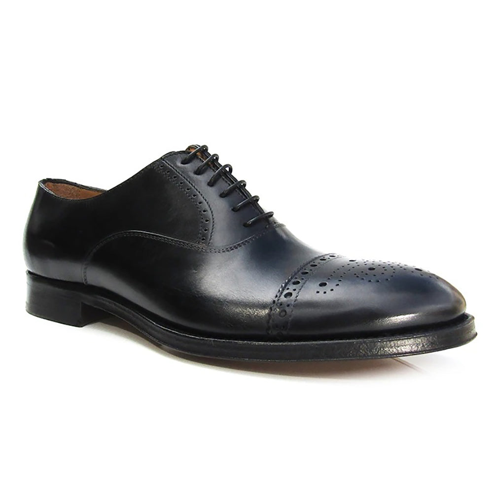 Jose Real Madrid Cap Toe Oxfords Black
