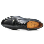 Jose Real Madrid Cap Toe Oxfords Black