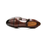 Jose Real Madrid Cap Toe Shoes Cognac