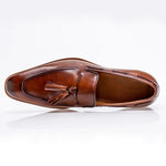 Jose Real Mastrich Slip On Tassel Loafers Brown