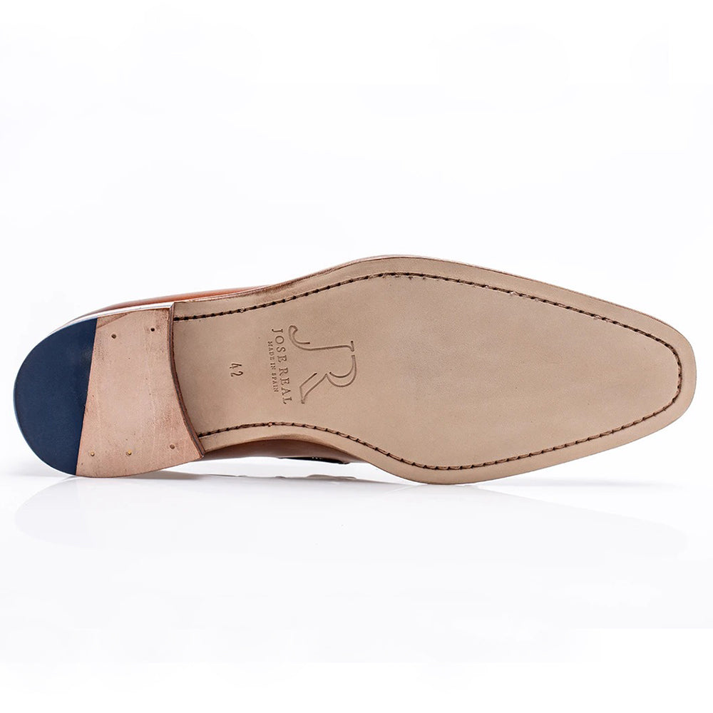 Jose Real Mastrich Slip On Tassel Loafers Brown