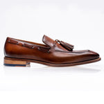 Jose Real Mastrich Slip On Tassel Loafers Brown